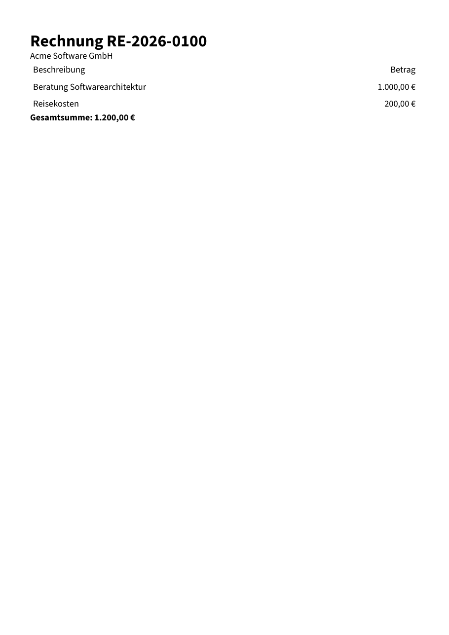 Page 1 of 1 of the rendered PDF